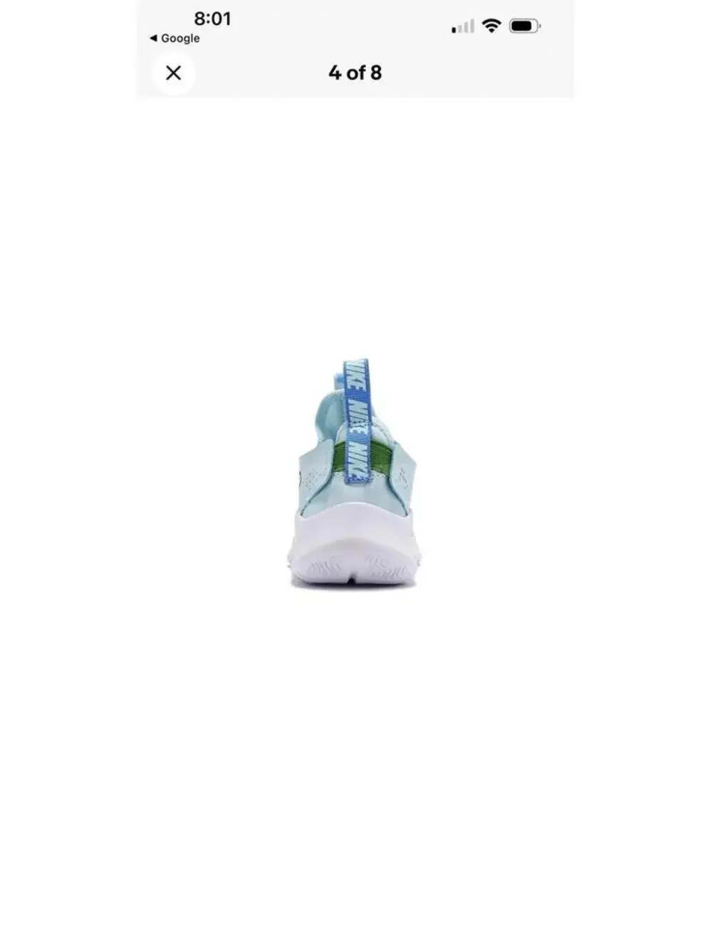 Nike Flex Runner 3 Glacier Blue Hyper Violet Kid Preschool Running FN1294
